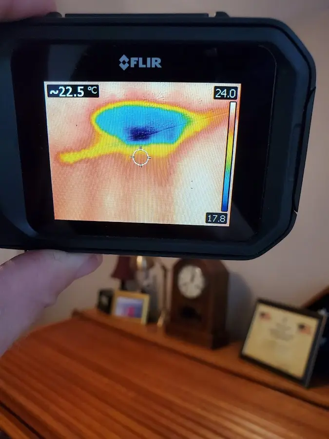 Thermal imaging inspection for water damage in Senoia